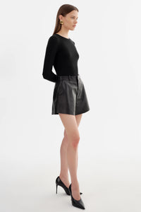 MARCIE LEATHER SHORT