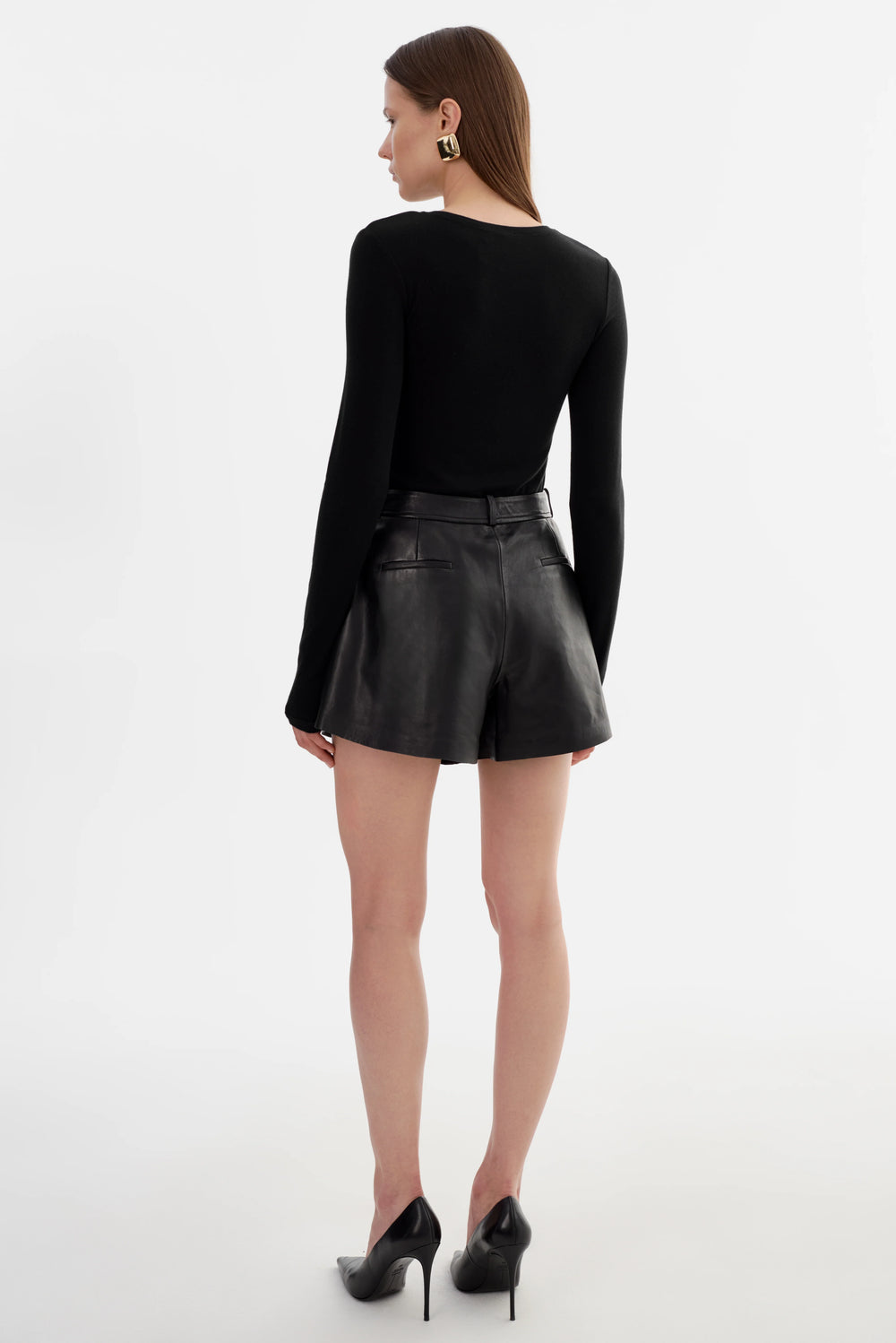 MARCIE LEATHER SHORT