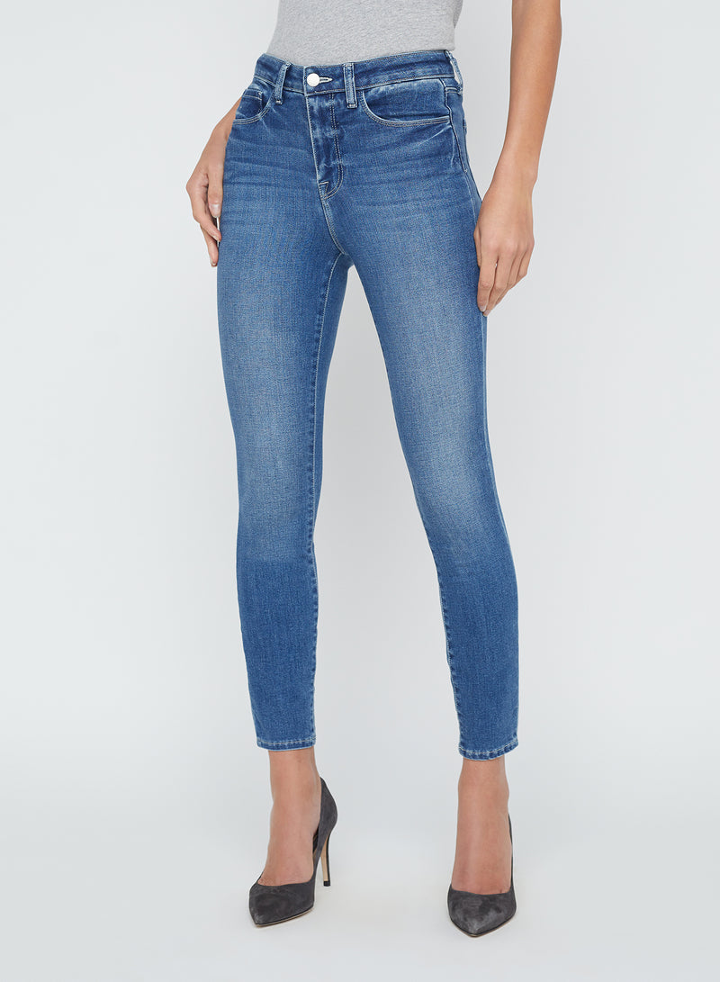 L'AGENCE MARGOT HIGH RISE SKINNY JEANS IN STANTON