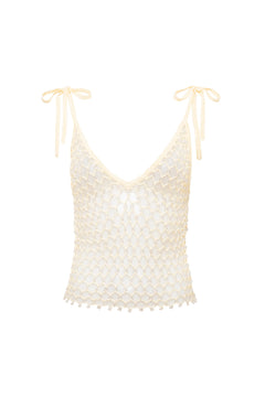 LULU HAND-CROCHETED TOP