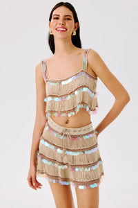VIOLA HAND-CROCHETED TOP