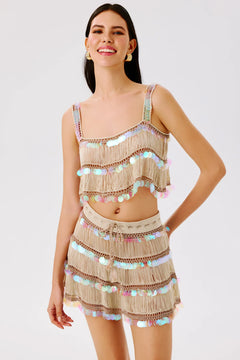 VIOLA HAND-CROCHETED TOP