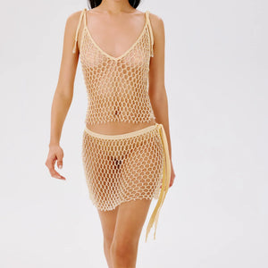 LULU HAND-CROCHETED TOP