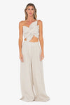 JBQ THE LABEL LOGAN PANT IN OATMEAL