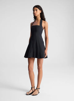 NAT STRETCH COTTON MINI DRESS