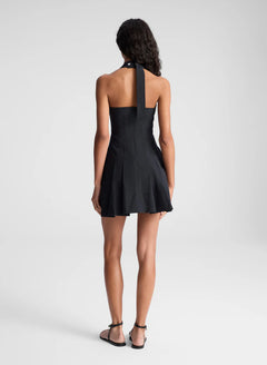 NAT STRETCH COTTON MINI DRESS