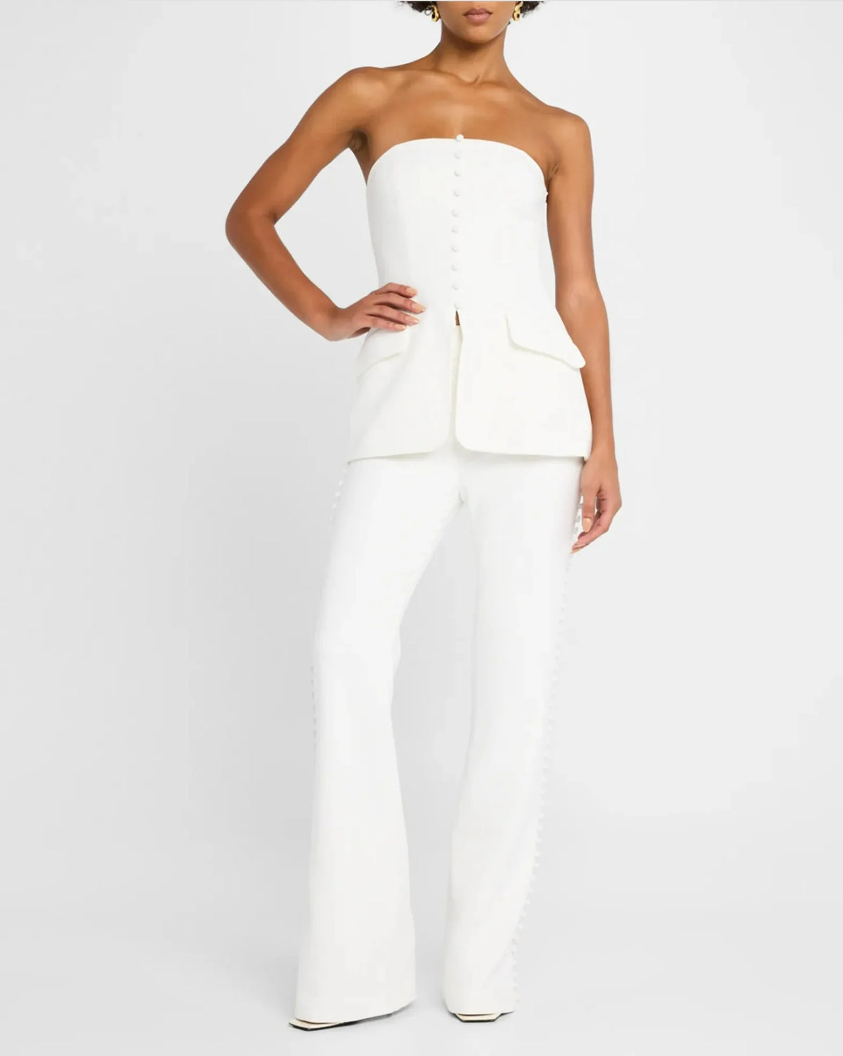 MARAIS BUTTON TROUSERS
