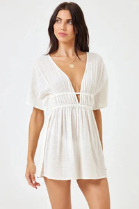 LSPACE OCEAN EYES TUNIC IN CREAM