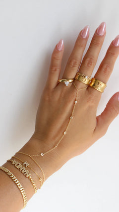 GOLD CHUNKY RING