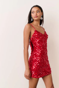 RAPHAELLA SEQUIN MINI DRESS