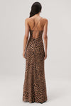 MISHA ELOWEN DRESS IN SUNSET SAFARI ANIMAL PRINT