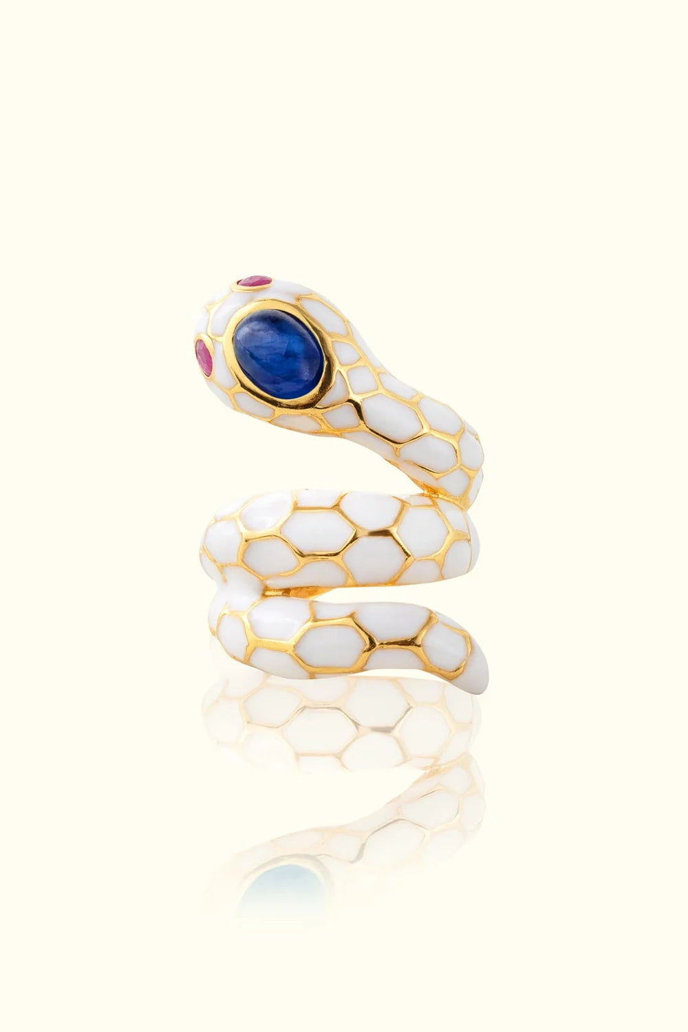 18K GOLD PLATED ANAKONDA RING