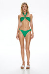 CIN CIN CRUISE HOOP BIKINI BOTTOMS IN EMERALD