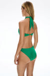 CIN CIN CRUISE HOOP BIKINI BOTTOMS IN EMERALD