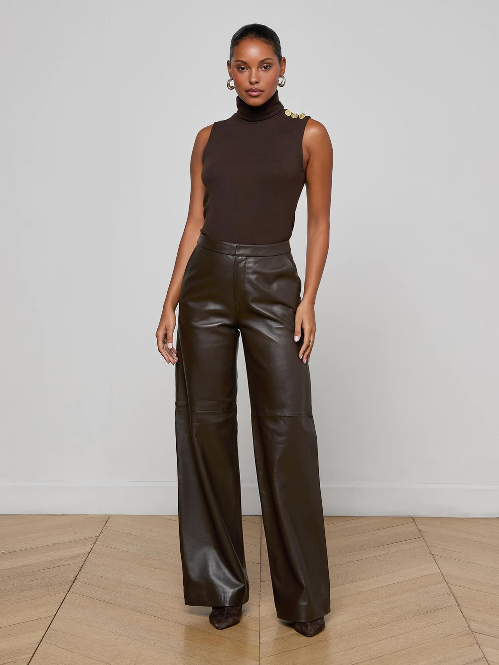 LIVVY LEATHER TROUSER