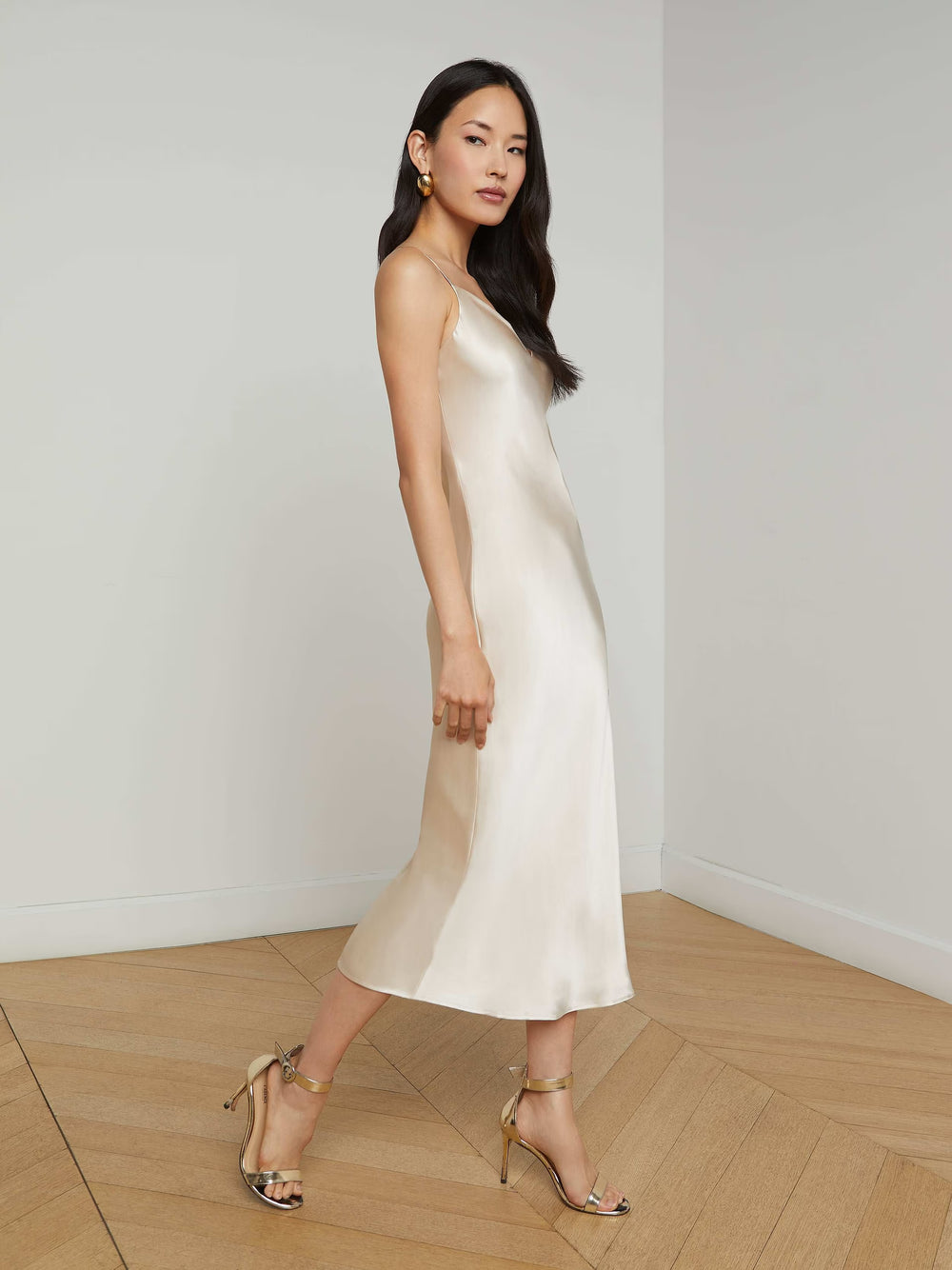SERIDIE SILK SLIP DRESS
