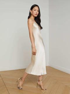 SERIDIE SILK SLIP DRESS