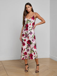 SERIDIE SILK SLIP DRESS