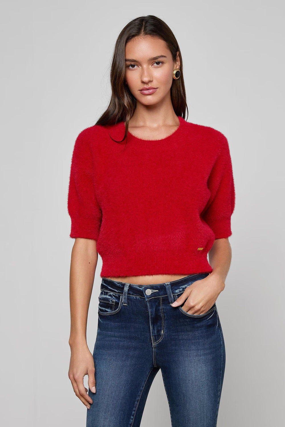 GUINEVERE CROPPED PULLOVER