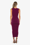 JBQ THE LABEL SABINE DRESS IN SANGRIA