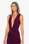 JBQ THE LABEL SABINE DRESS IN SANGRIA