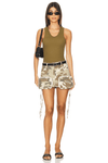 SER.O.YA FINN LOW RISE CARGO SKIRT IN DESERT CAMO-BOTTOM-SEROYA-Big Drop NYC