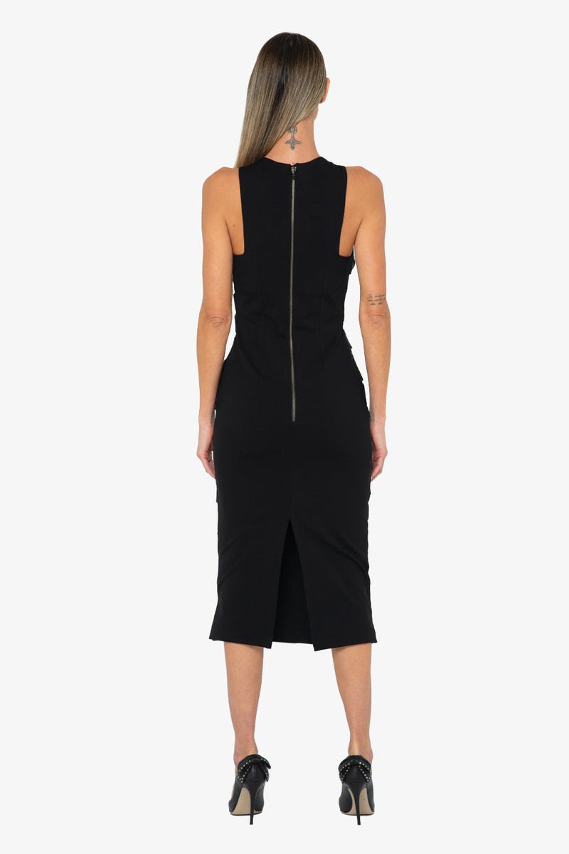 JBQ THE LABEL BRICE DRESS IN BLACK