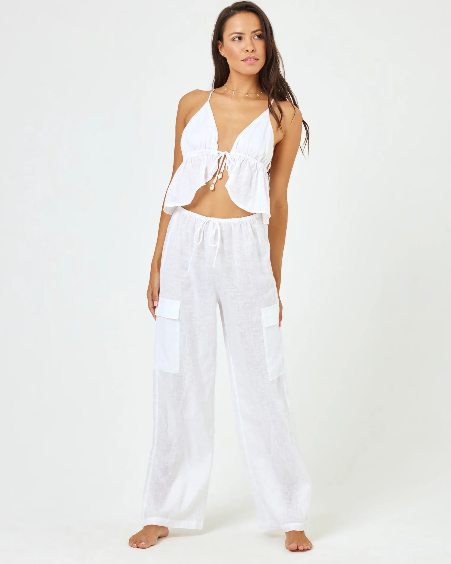 SUNDOWN CARGO PANT WHITE