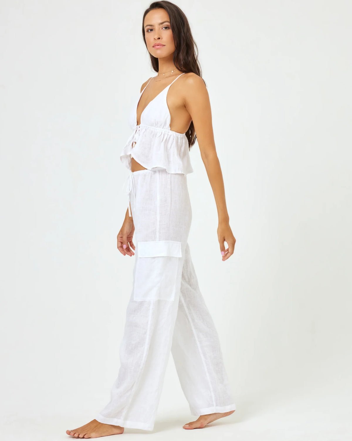 SUNDOWN CARGO PANT WHITE