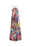 PATBO BEADED DAYDREAMER PLEATED GOWN IN MULTI