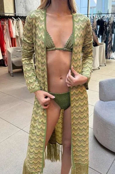 DEVON WINDSOR LIA ROBE IN PISTACHIO