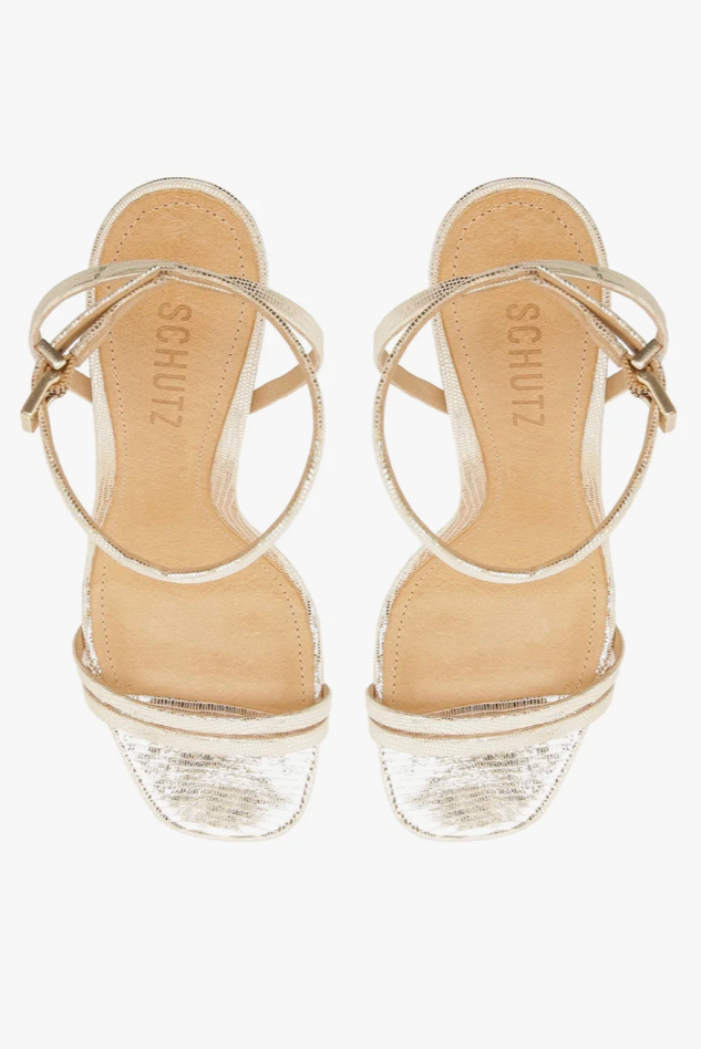 ALTINA EMBOSSED-LEATHER HEEL