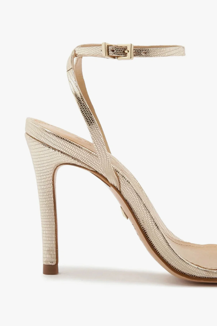 ALTINA EMBOSSED-LEATHER HEEL