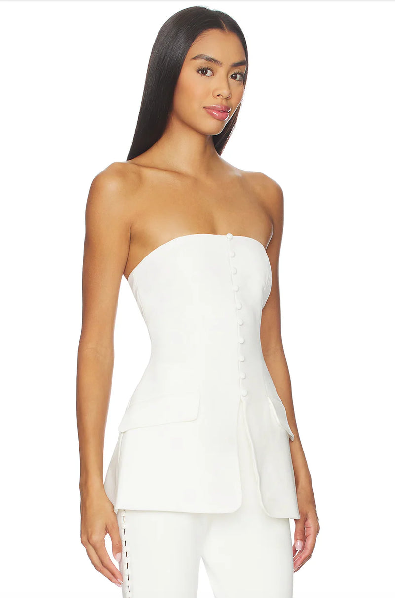 MARAIS BUTTON TOP
