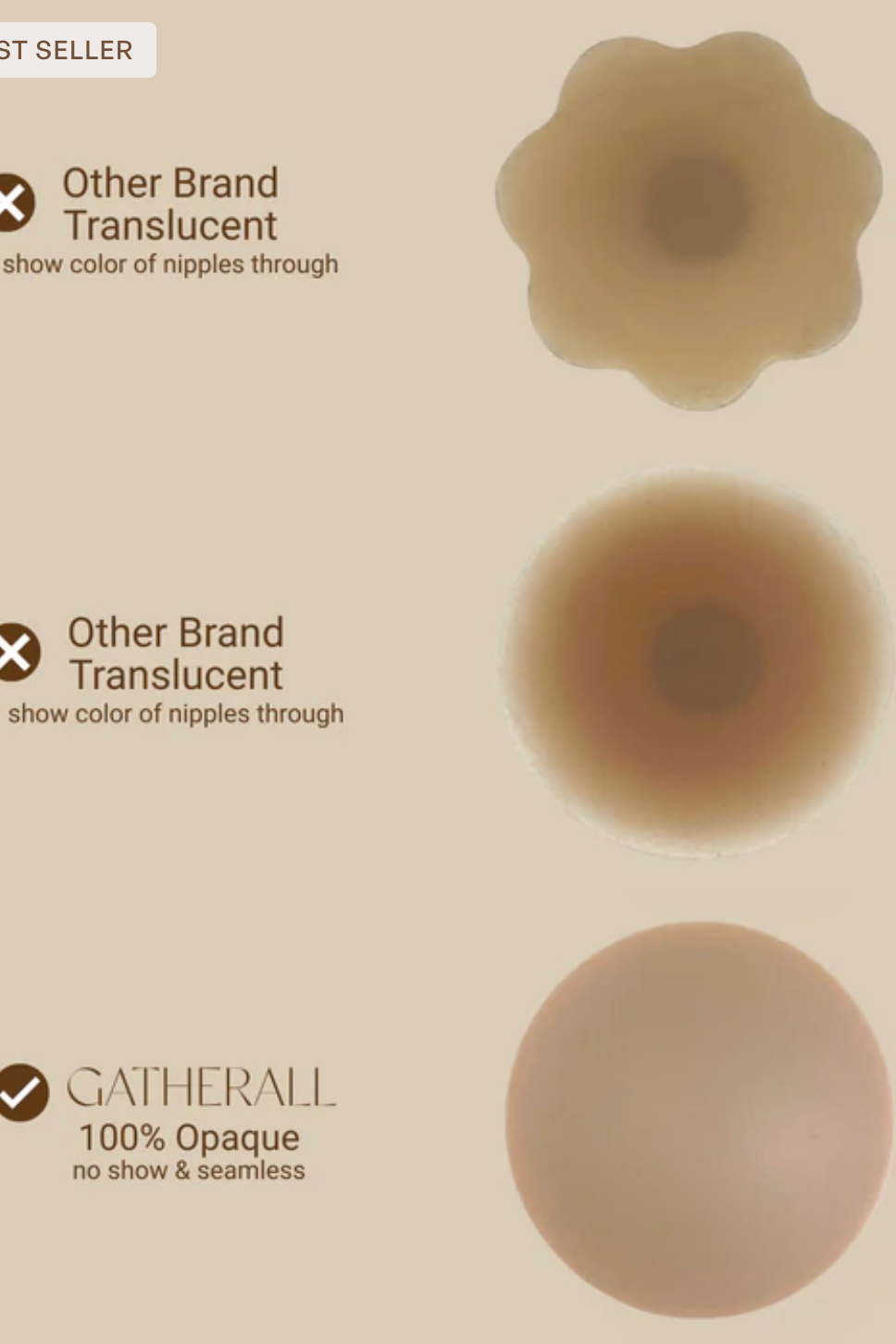 GATHERALL NIPPLE COVERS