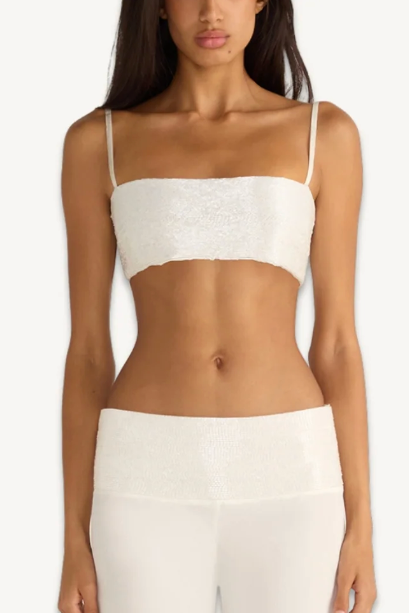 IRIS HAND BEADED BRALETTE