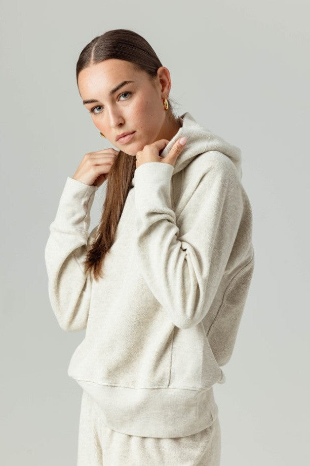 WE ARE SUNDAYS CHIARA HOODIE IN ASH-GREY