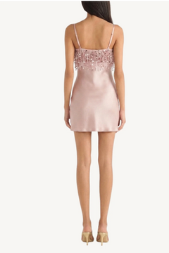 YASMIN HAND BEADED MINI DRESS
