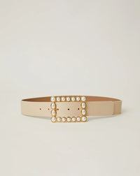 B-LOW THE BELT JOAN BELT IN LATTE GOLD