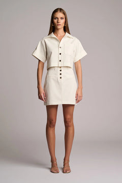 ELLISON TWILL TOP