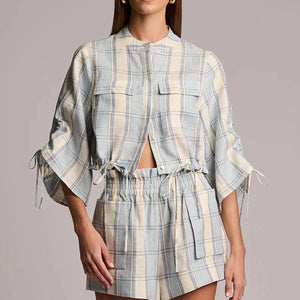 MIRA SHORT YARN DYED