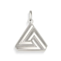 SMALL SIMPLE SERIES 1 SILVER TRIANGLE (NO DIAMONDS)
