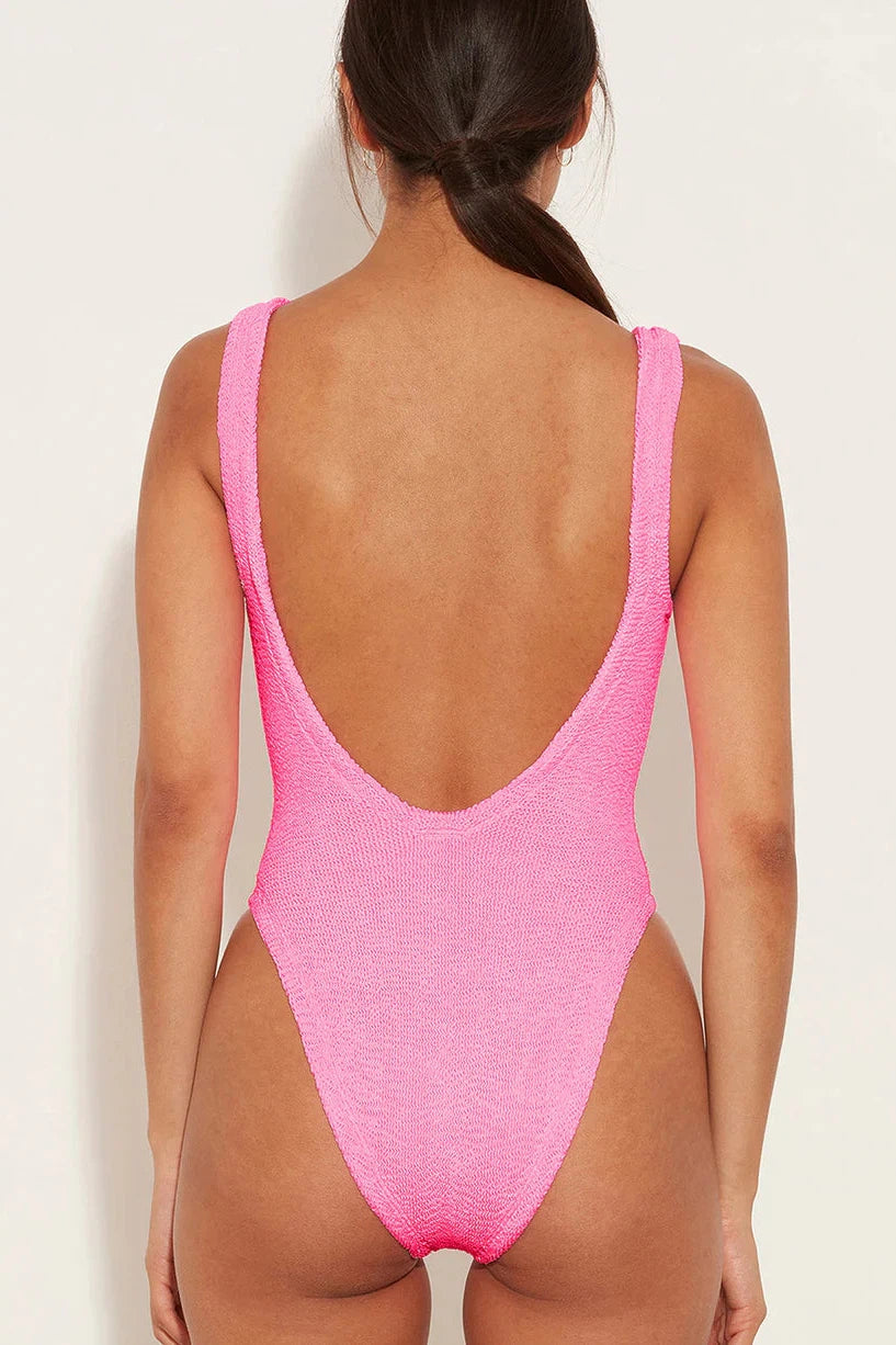 SQUARE NECK SWIM ONE PIECE