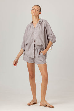 STONE STRIPE FISHER SHIRT