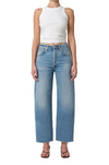 AYLA RAW HEM CROP JEANS