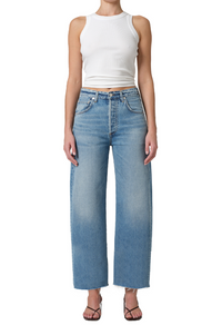 AYLA RAW HEM CROP JEANS