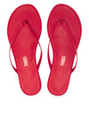 TKEES SOLIDS FLIP FLOP IN RED