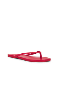 TKEES SOLIDS FLIP FLOP IN RED