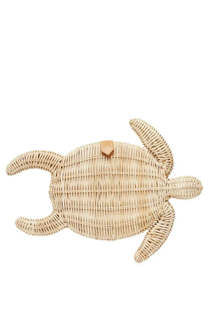 POOLSIDE BAGS THE TORTOISE TOTE IN NATURAL