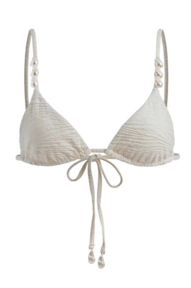 LA PORTE SWIM KENDALL TOP IN CLOUD WHITE